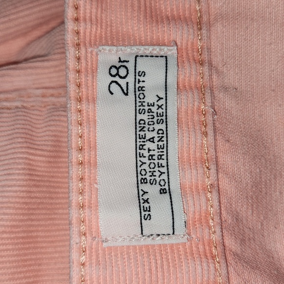 pink corduroy cutoff shorts - Picture 10 of 11